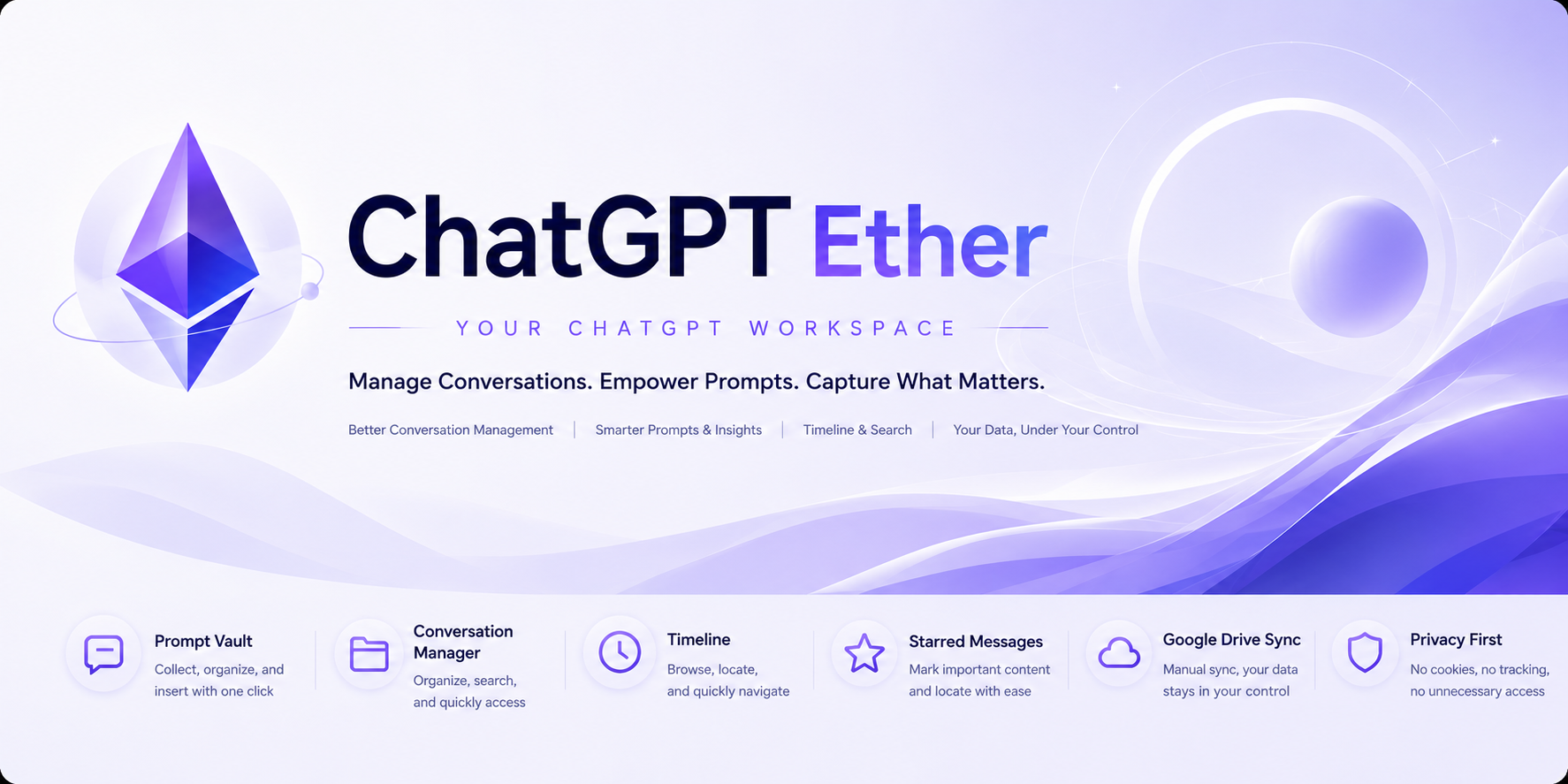 ChatGPT Ether, your ChatGPT workspace
